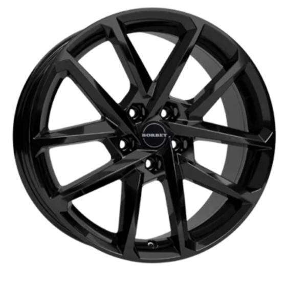 BORBET N 7.5X18 5X108 ET46 72.5 BLACK GLOSSY